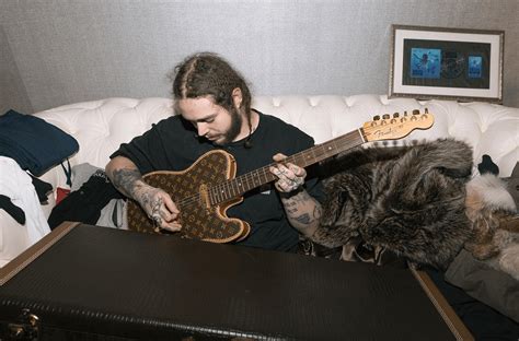 louis vuitton guitar post malone